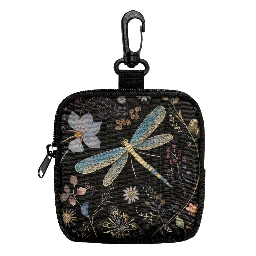 Trendy Mini Coin Purse – Cat & Dog Print Zipper Pouch