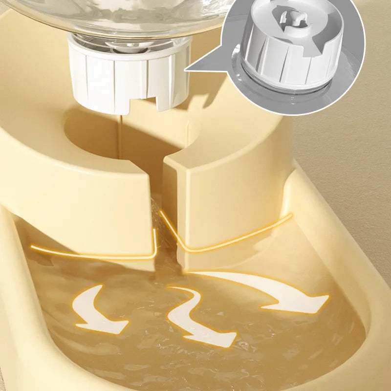 HOOPET Automatic Pet Feeder & Water Dispenser for Dogs & Cats