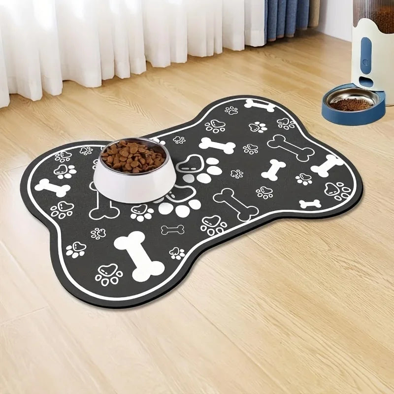 Non-Slip Quick-Dry PU Pet Feeding Mat