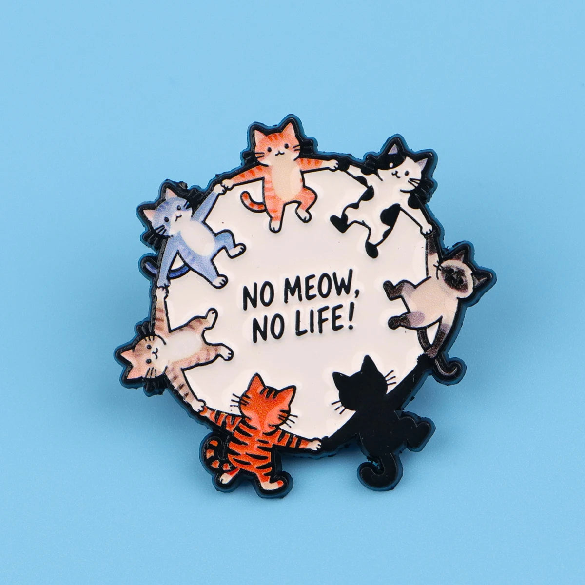 Cute Pet Lover Cat Enamel Lapel Pins