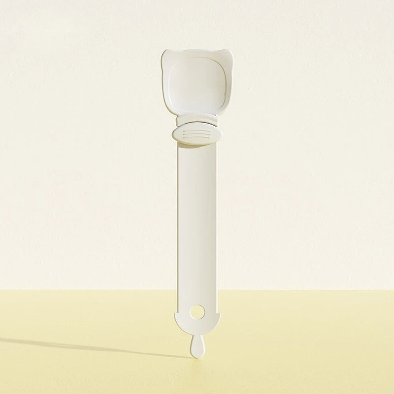 Cat Strip Feeder Spoon with Long Handle for Lickable Wet Food