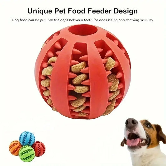 Bite-Resistant Treat Dispensing Dog Chew Ball