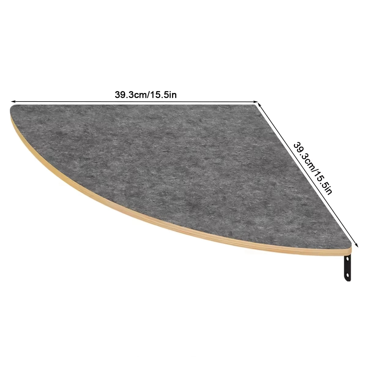 Wall-Mounted Cat Shelf Bed with Soft Cushion Perch