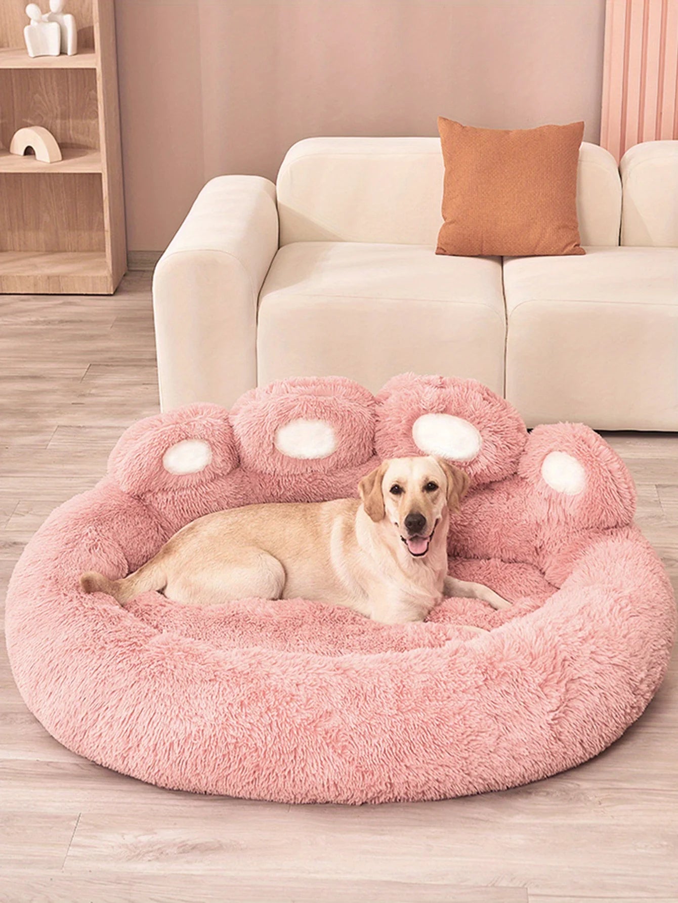Breathable Corduroy Dog Bed for Small to XXL Dogs