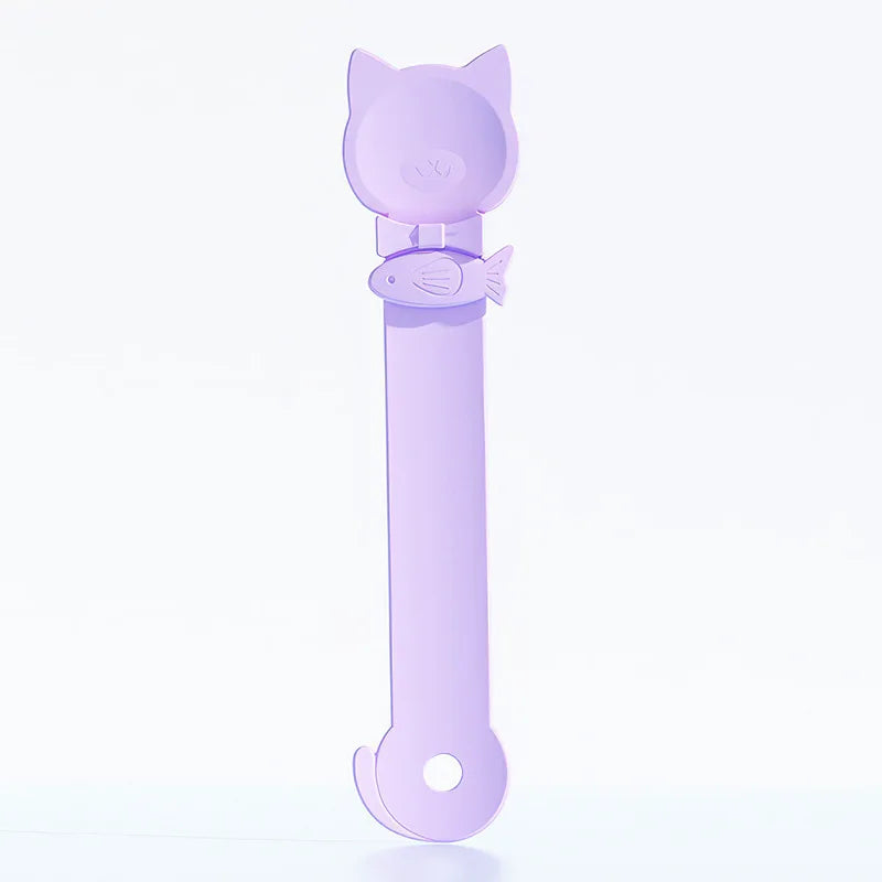 Cat Strip Feeder Spoon with Long Handle for Lickable Wet Food