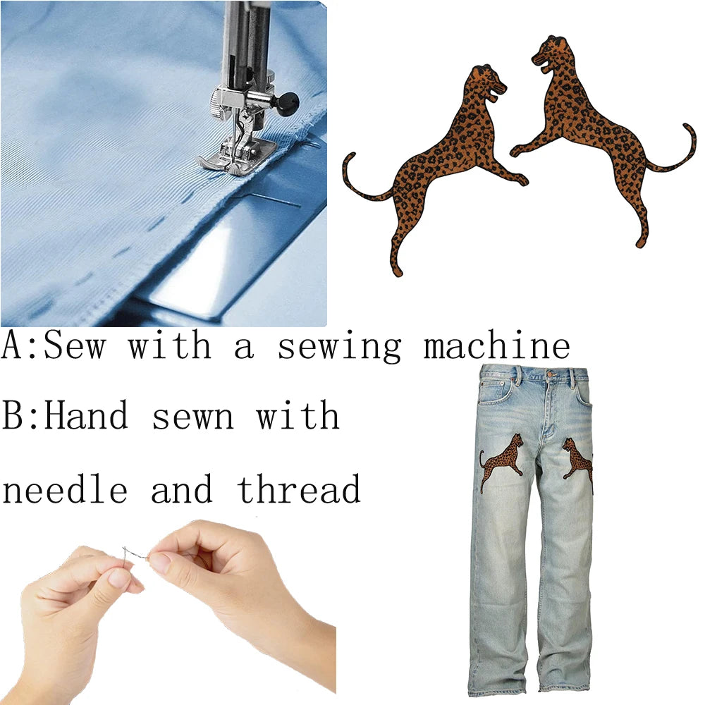 Cute Animal Embroidered Sew-On Patches