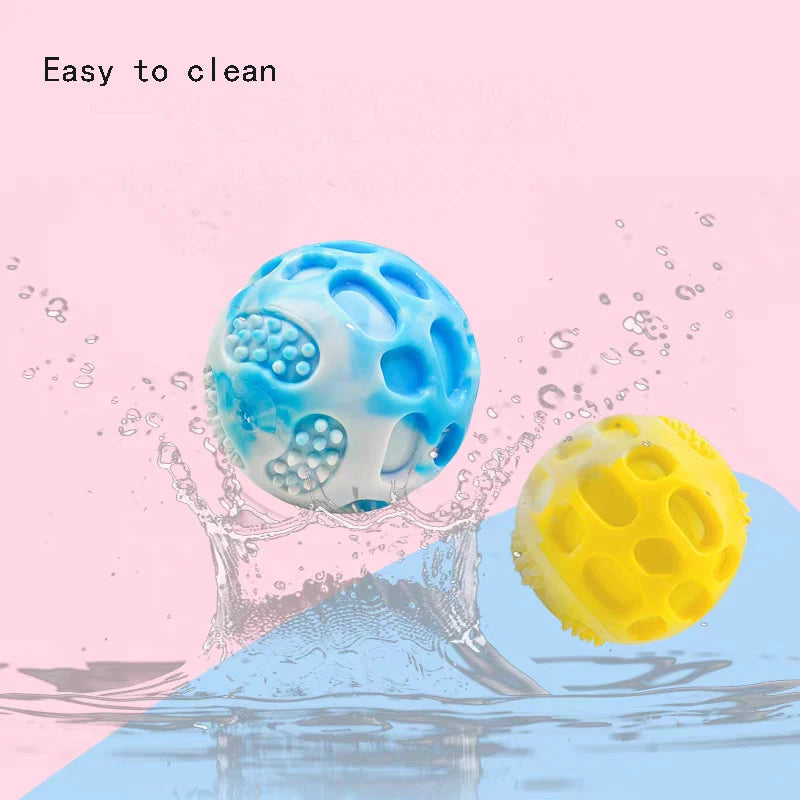 Durable Rubber Dog Ball Toy for Chewing & Training