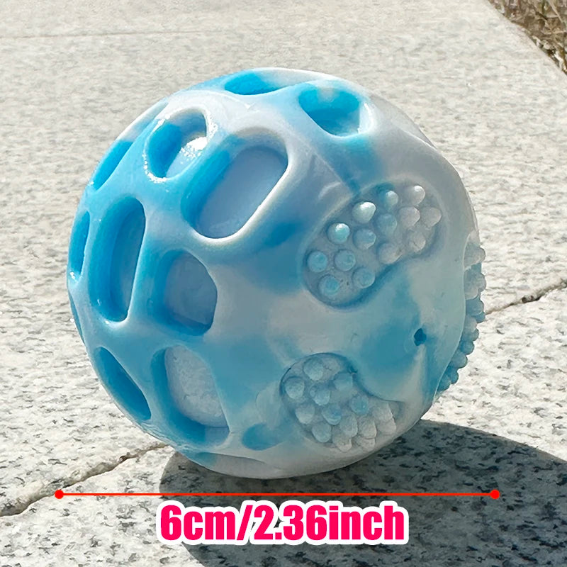 Durable Rubber Dog Ball Toy for Chewing & Training
