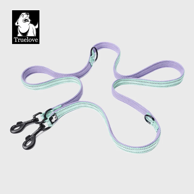 TRUELOVE 7-in-1 Adjustable Dog Leash TLL2411 – Reflective Multi-Function Hands-Free Lead