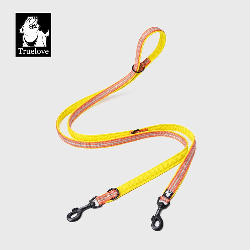 TRUELOVE 7-in-1 Adjustable Dog Leash TLL2411 – Reflective Multi-Function Hands-Free Lead