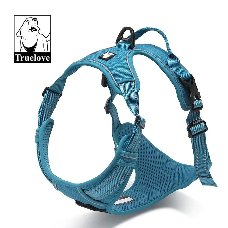 TRUELOVE No Pull Dog Harness TLH5651 – Adjustable Reflective Padded Pet Vest
