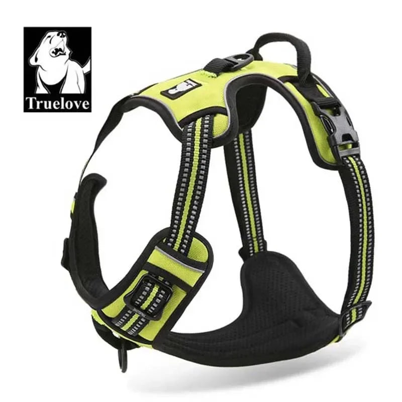 TRUELOVE No Pull Dog Harness TLH5651 – Adjustable Reflective Padded Pet Vest