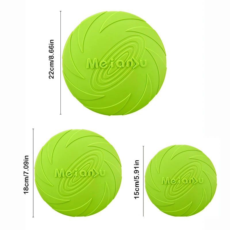 Safe TPR Flying Disc Dog Toy for Outdoor Fetch