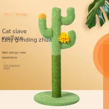 Sisal Cactus Cat Climbing Tower – Single-Layer Indoor Scratching Post