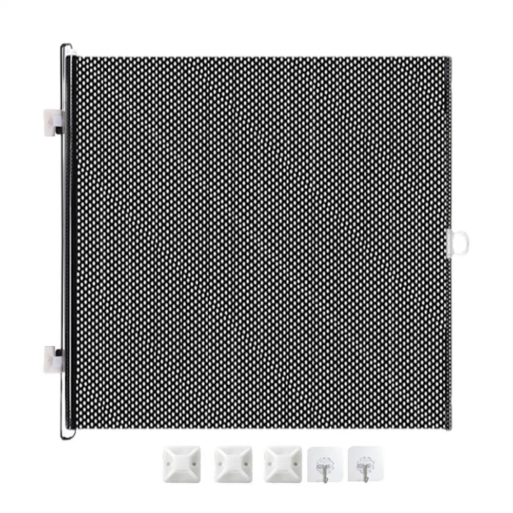 Retractable Indoor Pet Safety Gate for Dogs & Kittens – Mesh Blocking Fence