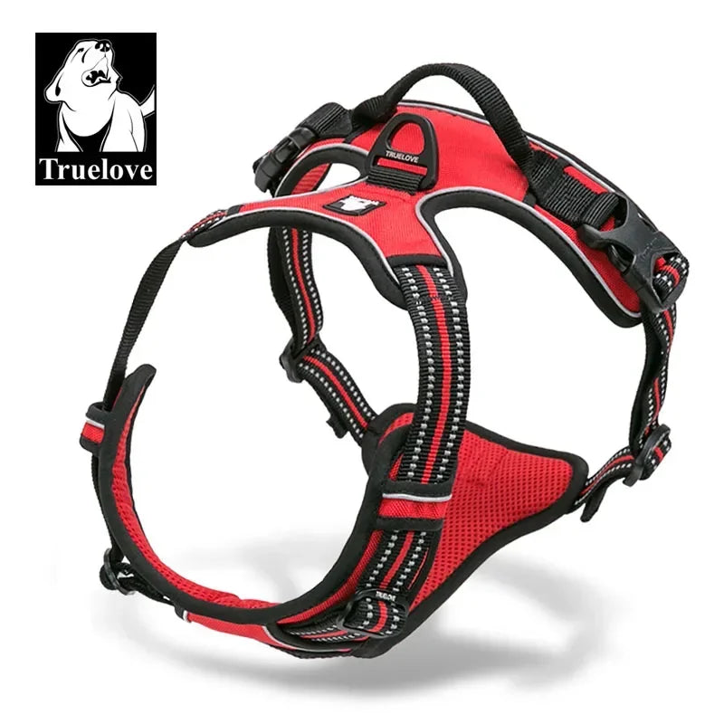 TRUELOVE No Pull Dog Harness TLH5651 – Adjustable Reflective Padded Pet Vest