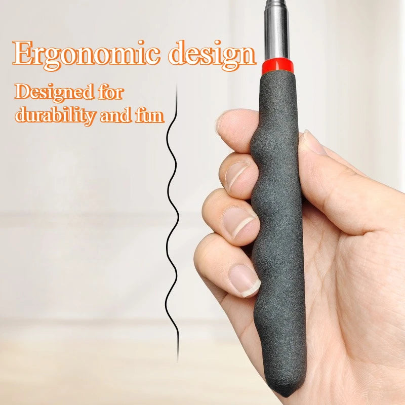 Interactive Retractable Cat Wand Toy – Teaser Stick for Indoor Cats