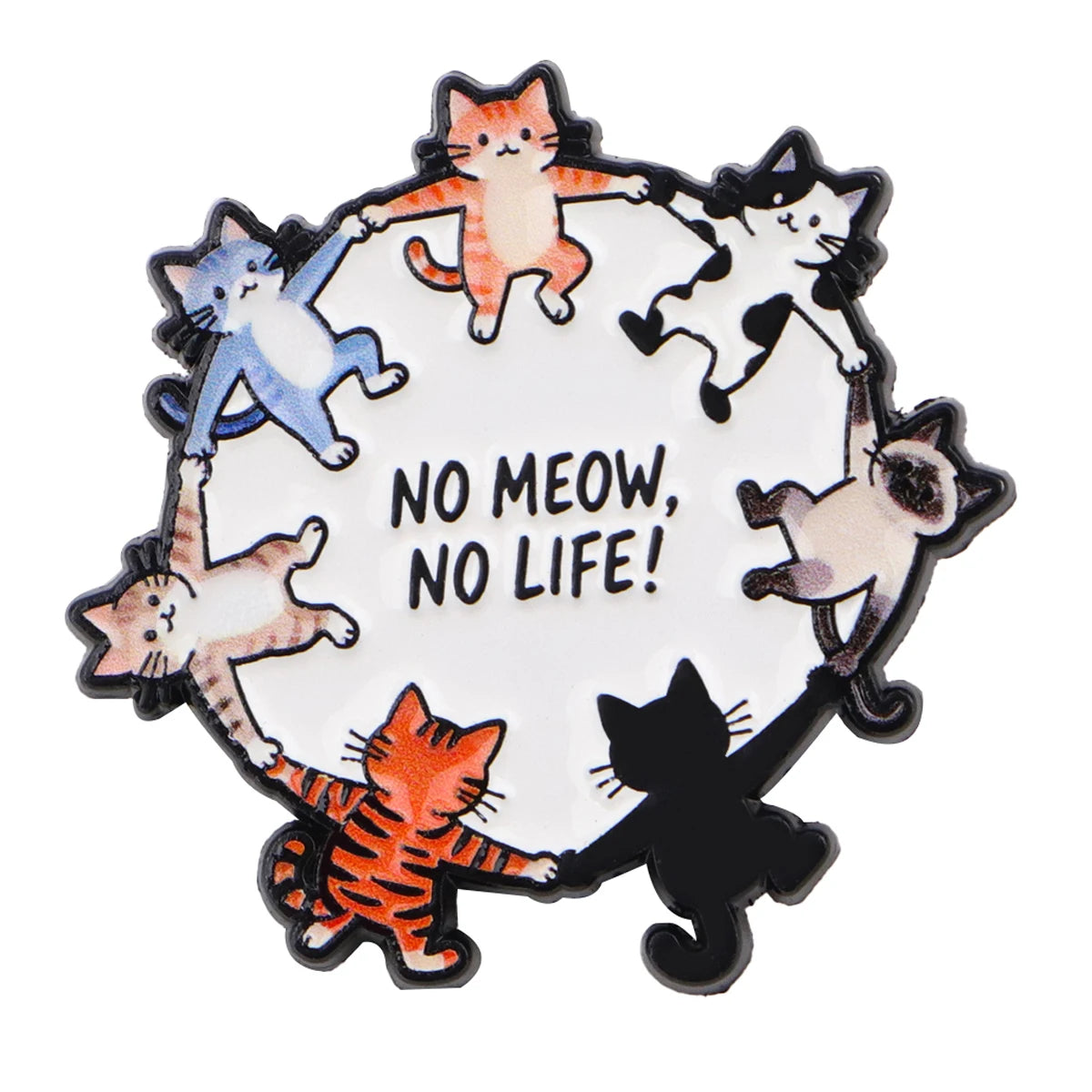 Cute Pet Lover Cat Enamel Lapel Pins