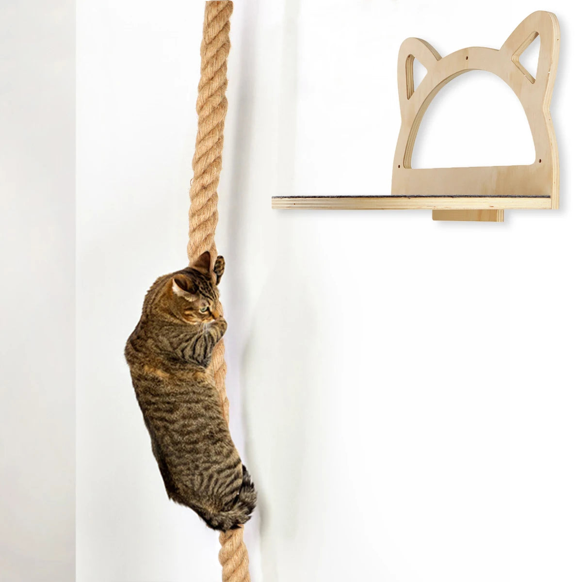 Thick Sisal Cat Climbing & Scratching Rope (150 cm)