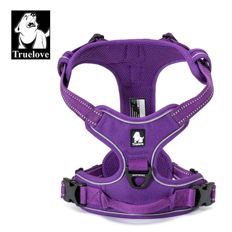 TRUELOVE No Pull Dog Harness TLH5651 – Adjustable Reflective Padded Pet Vest