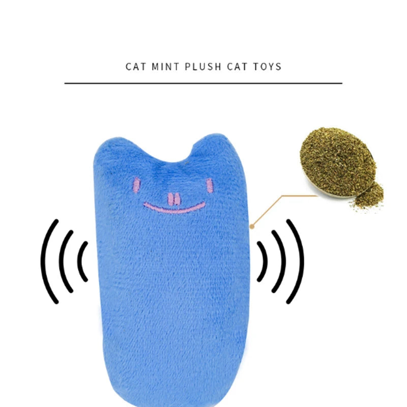 Cute Mini Plush Catnip Toy for Kittens & Cats