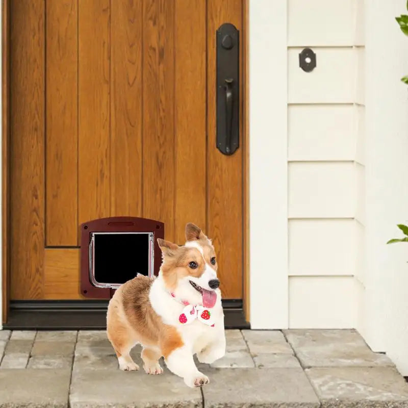 4-Way Locking Weatherproof Pet Door for Cats & Dogs