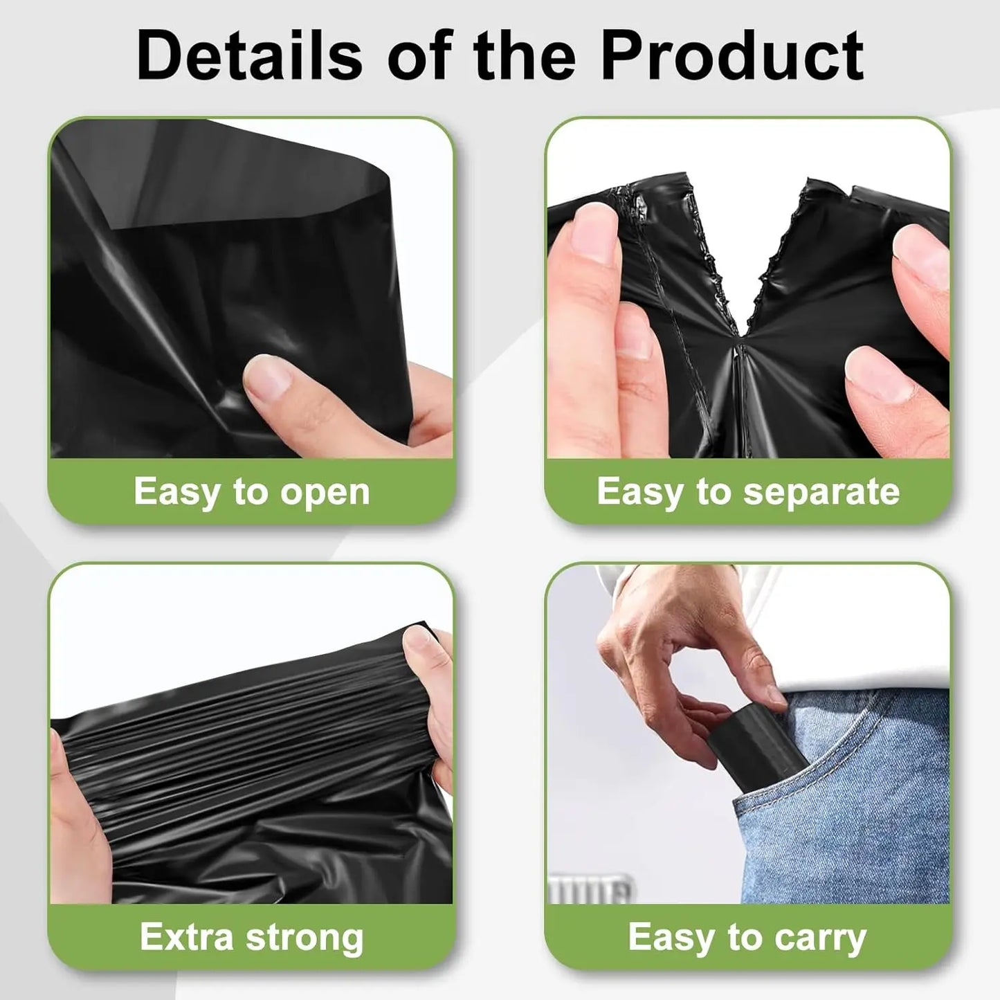 Auslaufsichere Hundekotbeutel – 12-Monats-Vorrat