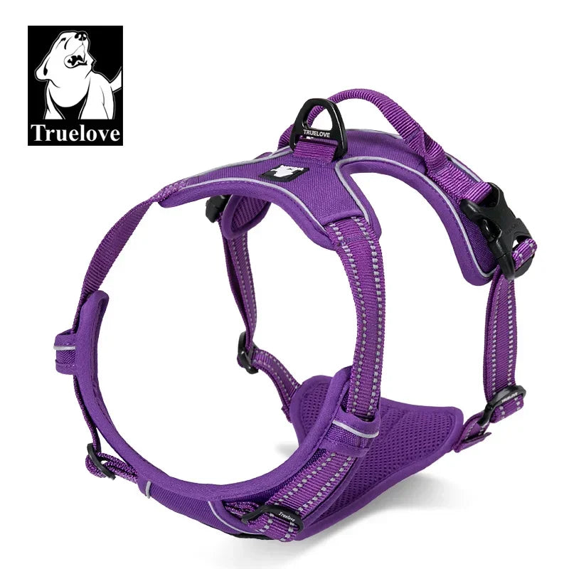 TRUELOVE No Pull Dog Harness TLH5651 – Adjustable Reflective Padded Pet Vest
