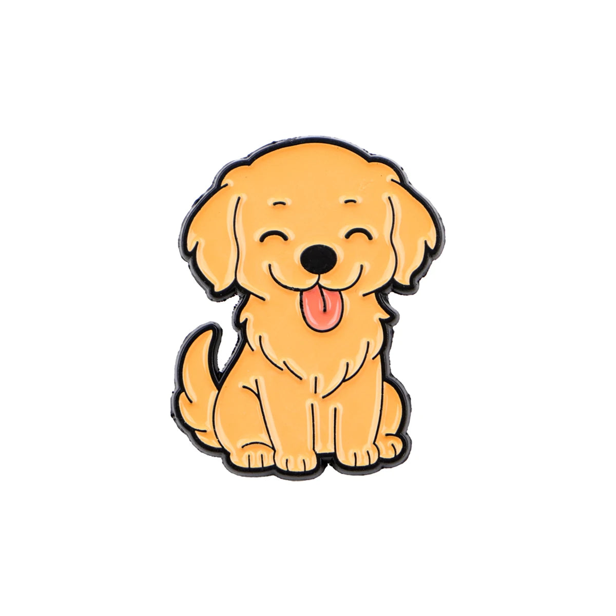 Cute Cartoon Dog Enamel Lapel Pins