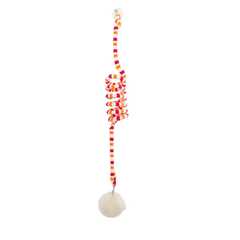 Interactive Hanging Cat Toy with Elastic Rope & Bell