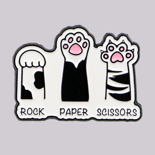 Cute Cat Paw Enamel Lapel Pin