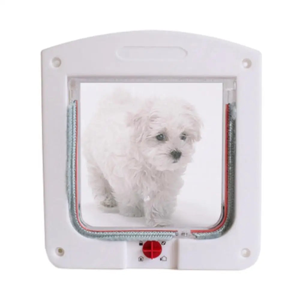 4-Way Locking Weatherproof Pet Door for Cats & Dogs