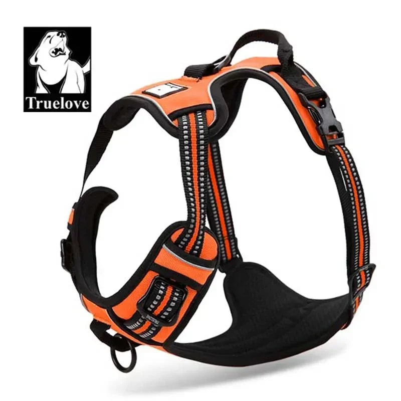 TRUELOVE No Pull Dog Harness TLH5651 – Adjustable Reflective Padded Pet Vest