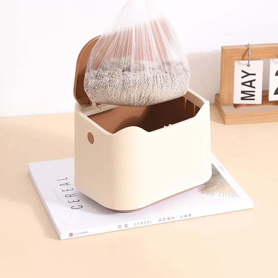 Portable Fully Enclosed Cat Litter Box with Removable Top