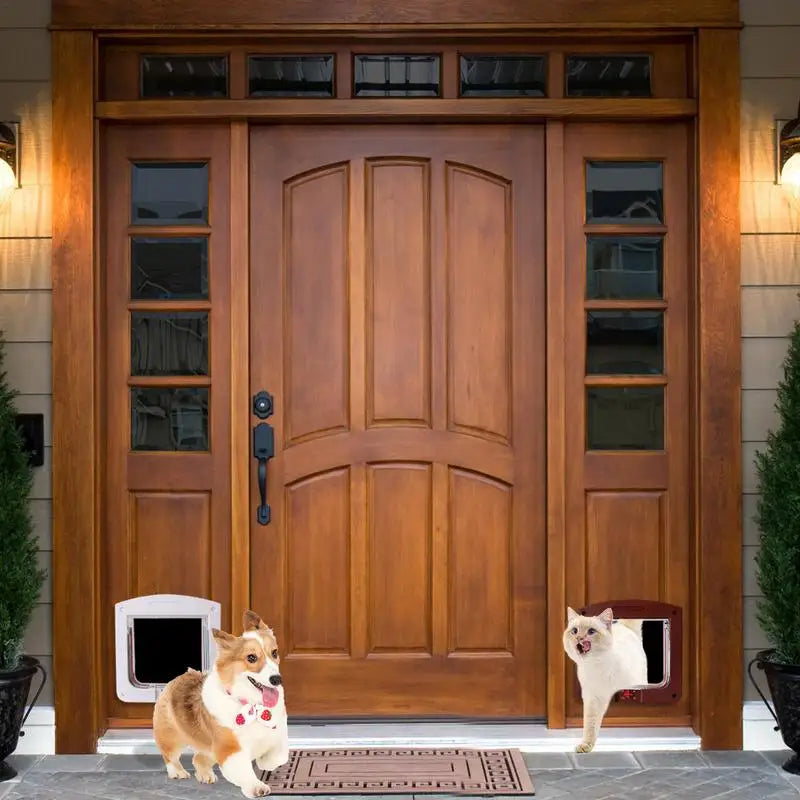 4-Way Locking Weatherproof Pet Door for Cats & Dogs