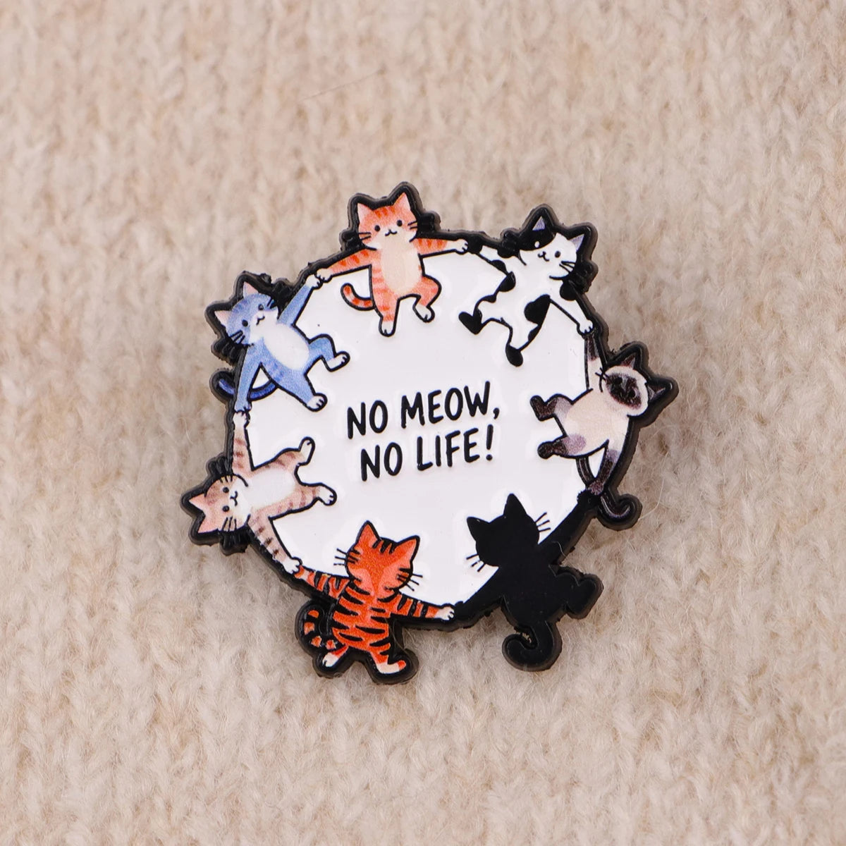 Cute Pet Lover Cat Enamel Lapel Pins
