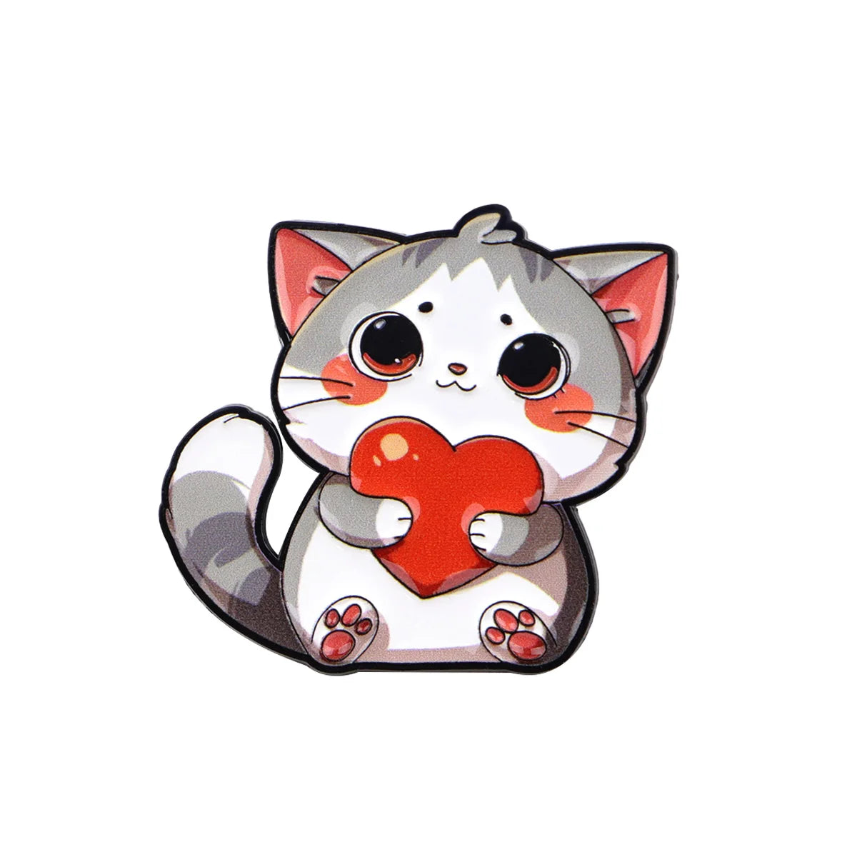 Cute Cat Series Enamel Lapel Pins