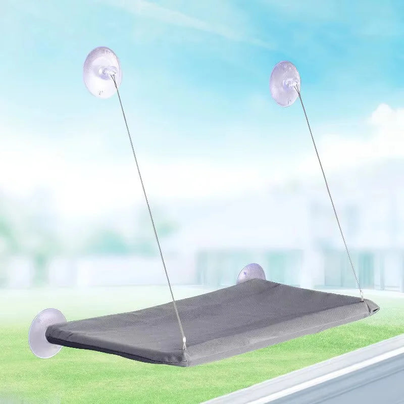 Window-Mounted Cat Hammock Bed with Suction Cups